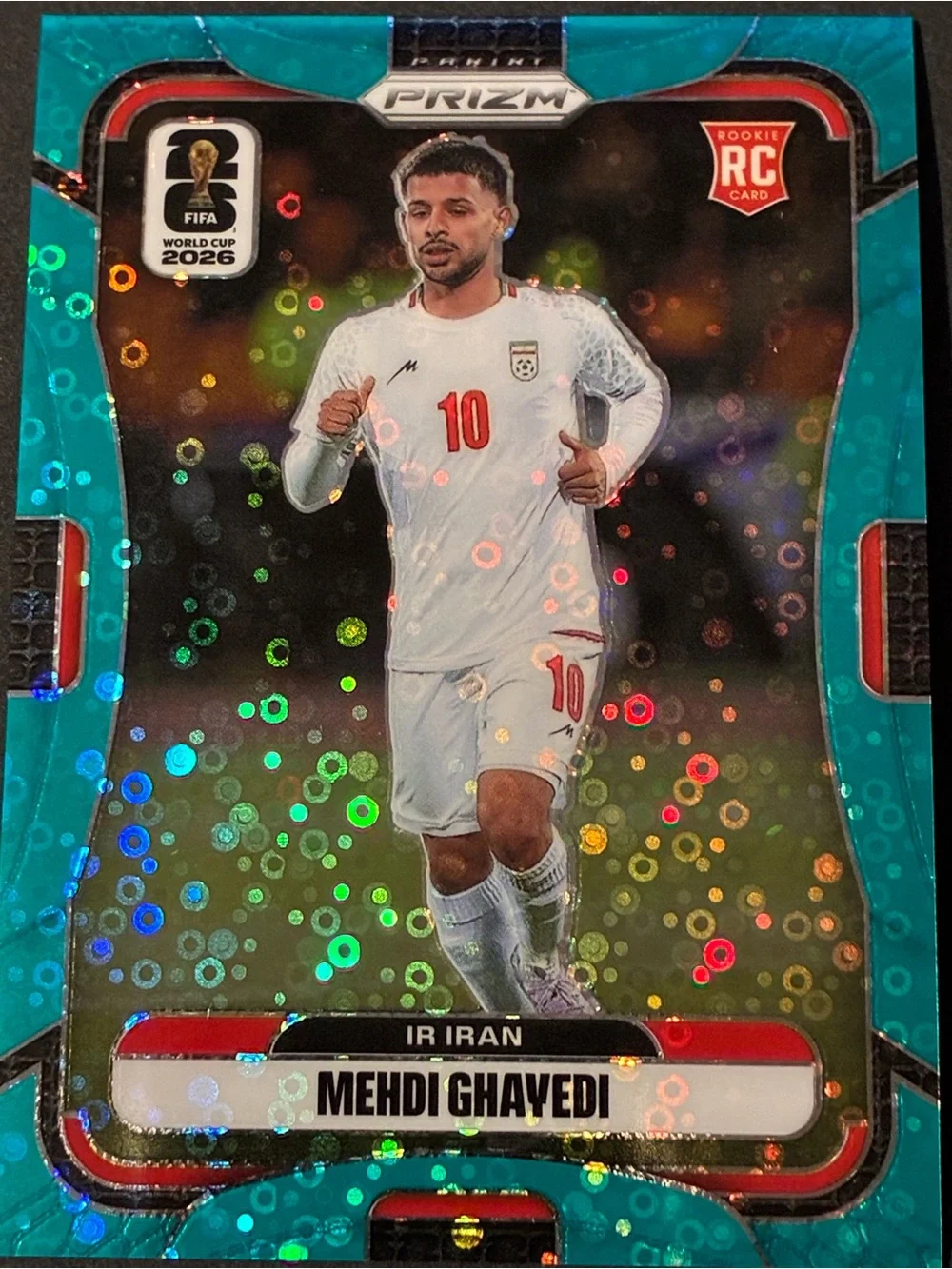2026 Panini Prizm FIFA World Cup IR IRan Mehdi Ghayedi 035/149 Rookie Card